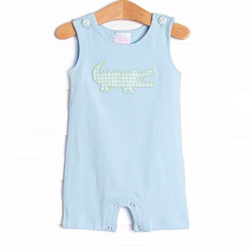 Stitchy Fish Crocodile Cutie Applique Jon Jon